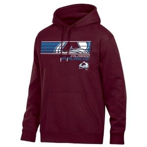 NWT NHL Colorado Avalanche Men's Hoodie Official Hooded Sweatshirt Burgundy